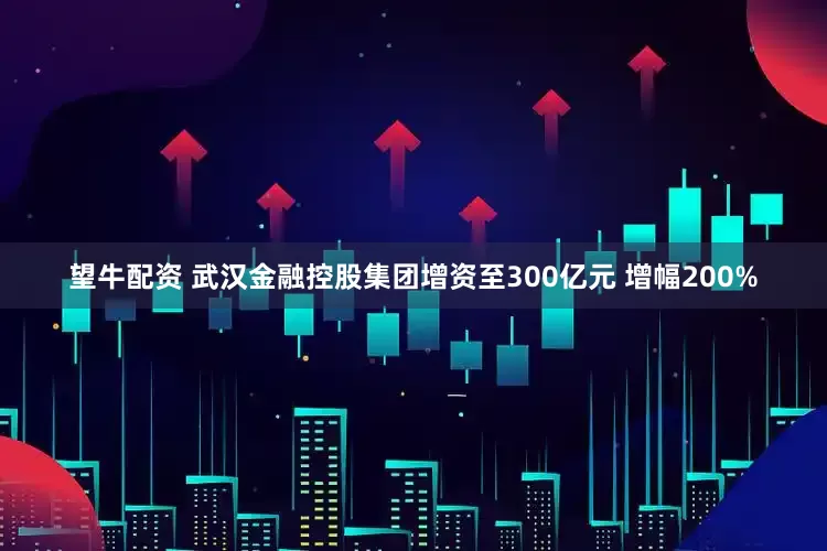 望牛配资 武汉金融控股集团增资至300亿元 增幅200%